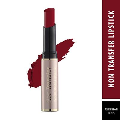 Swiss Beauty Non Trasfer Water Proof Lipstick - (Russian Red) 3 gm - Lipsticks