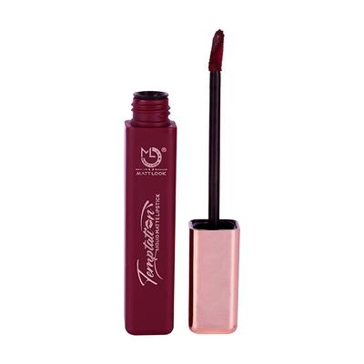 Matt Look Lip Makeup Temptation Liquid Matte Lipstick, Mauve Story 5 ml - Liquid Lipsticks