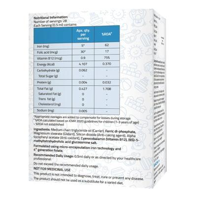 TASIRON BABY Drops 14ml - Anaemia-VMA