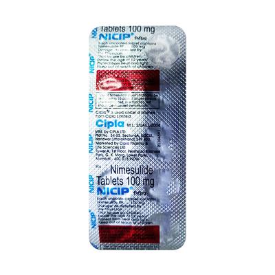 NICIP BLUE Tablet 10's - Pain relief-Nsa