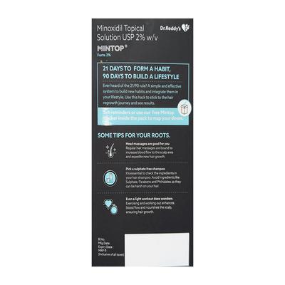 MINTOP FORTE 2% NEW PACK HAIR REGROWTH FORMULA Solution 120ml - Hair Loss-Oda