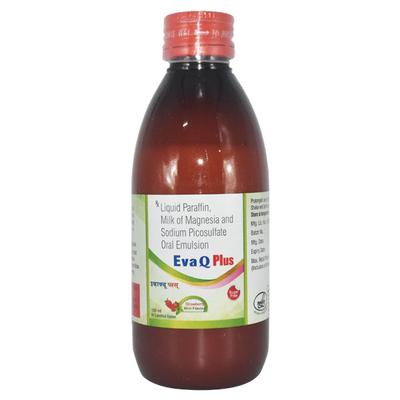 EVA Q PLUS SUGAR FREE STRAWBERRY MINT FLAVOUR ORAL Emulsion 150ml - Constipation-Lax