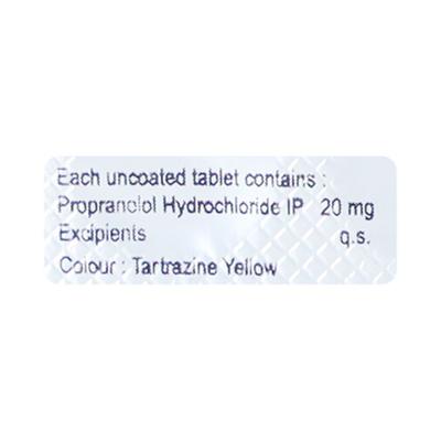 Pronate 20mg Tablet 10'S - Hypertension-Bet