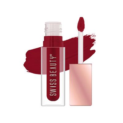 Swiss Beauty Hold Me Matte Liquid Lipstick (Passionate Red) 4.5 ml - Liquid Lipsticks