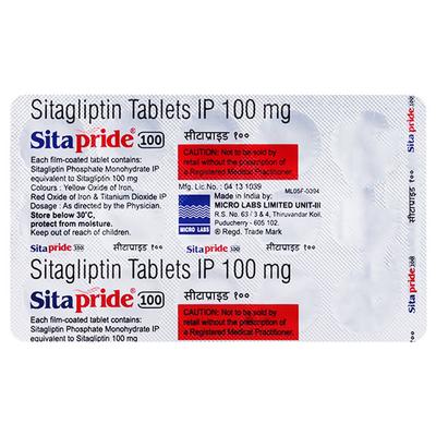 SITAPRIDE 100 Tablet 15's - Diabetes-Ant