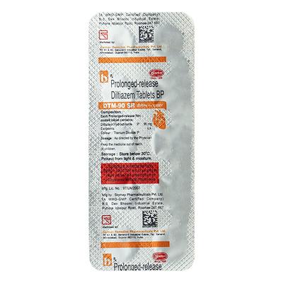 DTM SR 90mg Tablet 10'S - Hypertension-Cal