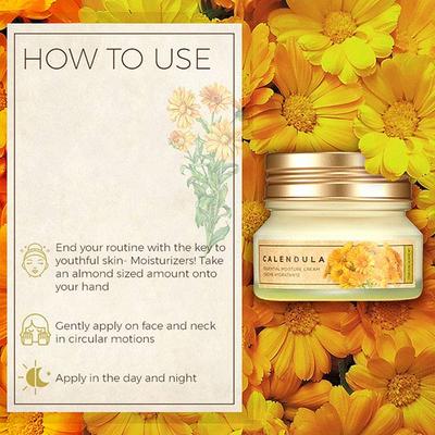 The Face Shop Calendula Essential Moisture Cream 50 Ml - Face Moisturizers