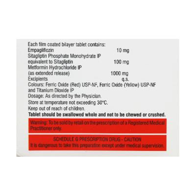 ISTAMET EMPA 10/100/1000 Tablet 10's - Diabetes-Ant
