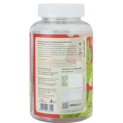 Qaadu Kids Multivitamin & Mineral Gummies 60's - Multi-Vitamins