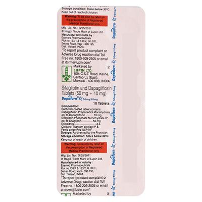 DAPATURN S 50/10 Tablet 10's - Diabetes-Ant