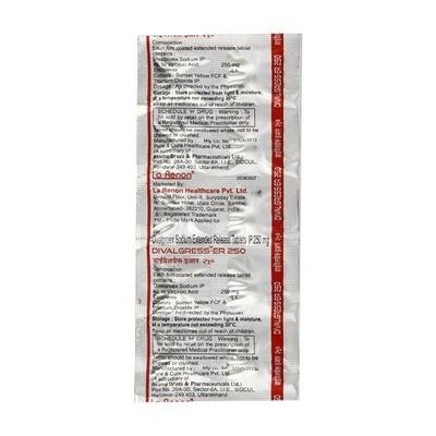 Divalgress ER 250mg Tablet 10'S - Epilepsy/Convulsion-Ant