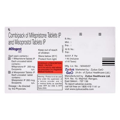 Mifegest Kit 1's - Uterus Conditions-Dut