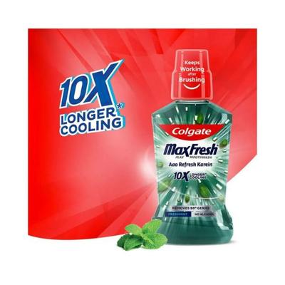 Colgate-Palmolive, Colgate Plax Antibacterial Mouthwash, 24/7 Fresh Breath(Fresh Mint) 500 ml - Mouthwash