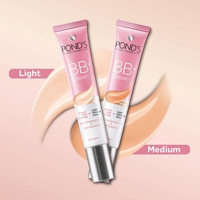 Pond's BB+ Cream, Instant Spot Coverage + Light Make - Up Glow, Ivory SPF 30 Pa++ 18gm - Face Moisturizers