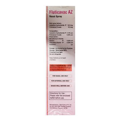 FLUTICAVAC AZ 70md Nasal Spray 7ml (se) - Nasal Congestion-Nas