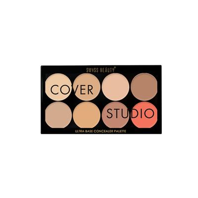 Swiss Beauty Cover Studio Ultra Base Concealer Palette - (Shade-2) 19 gm - Concealer