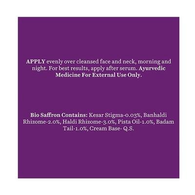 Biotique Bio Saffron Youth Dew Visibly Ageless Moisturizer for All Skin Types 50 gm - Dark Circle & Wrinkle Busters