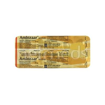 Amlozaar 50mg Tablet 10'S - Hypertension-Cal