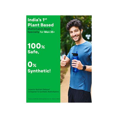 Oziva Plant Based Multivitamins for Men 35+, for Hormonal Health, Skin & Hair 50's - Multi-Vitamins