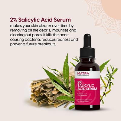 Matra 2% Salicylic Acid Serum for Blackheads, Acne and Oil Control 30 ml - Face Serum