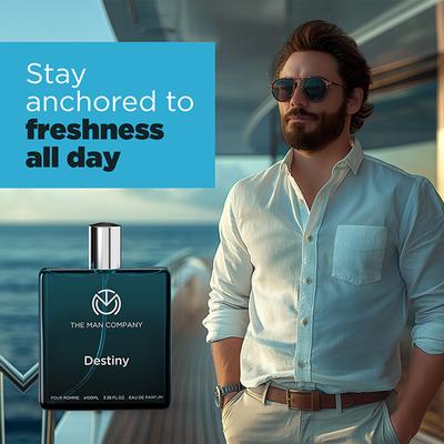 The Man Company Destiny Perfume For Men - Premium Long-Lasting Eau De Parfum 100 ml - Men Perfumes (Edt/Edp)