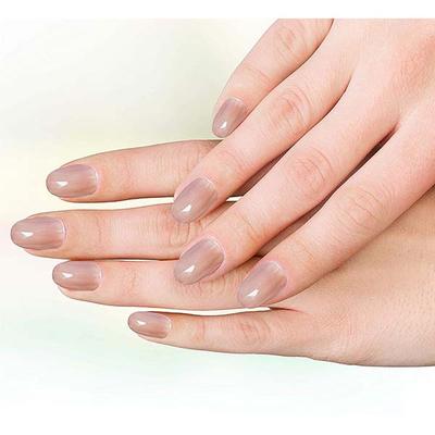 Nails On Board Handmade Press On Gel Nails- Chocolate Nude Medium 50 gm - Nail Care