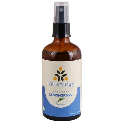 Tattvalogy Lemongrass Hydrosol-Toner for Oily Skin 100% Natural Mosquito Repellent Body Spray 100 ml - Toners