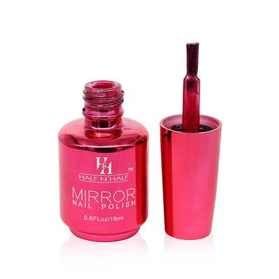 Half N Half Mirror Nail Polish,NP-06 B - Red 18ml - Nail Polish