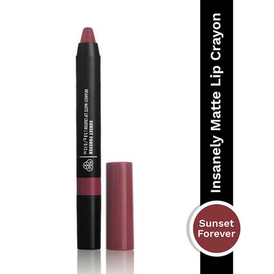 PAC Insanely Matte Lip Crayon 12H Longlasting Non Drying Smudgeproof - Sunset Forever (3.8 g) - Lip Crayons