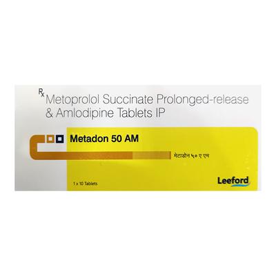 METADON AM 50 Tablet 10's - Hypertension-Bet