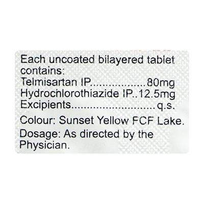 Tsart H 80mg Tablet 10'S - Hypertension-Ang