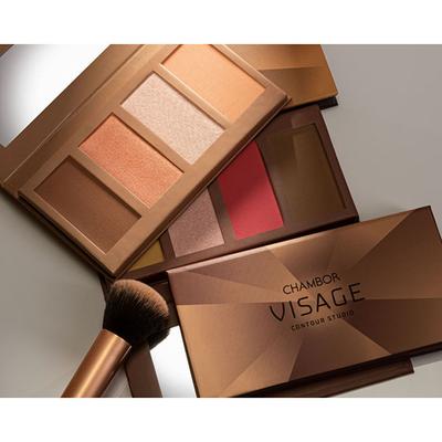 Chambor Visage Contour Studio Face Palette Make Up - Light 18 gm - Contour