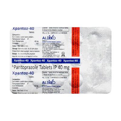 XPANTOZ 40 Tablet 15's - Ulcer/Reflux/Flatulence-Aaa