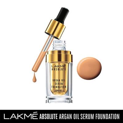 Lakme Absolute Argan Oil Serum Foundation With Spf 45 Silk Golden 15 Ml - Foundation