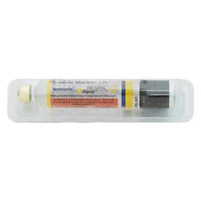 Huminsulin R 100IU Injection 1X10ml - Diabetes-Ins