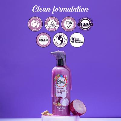 Buds & Berries Red Onion & Ginseng Shampoos 300 ml - Shampoos