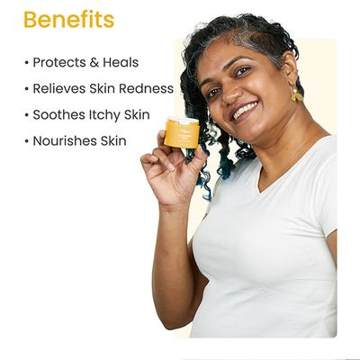 Earth Rhythm Cleansing Balm Propolis and Calendula 40 gm - Face Wash & Cleansers