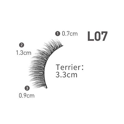 Bronson Professional Eyelash Set 3D False Long And Natural Eye Makeup - L07 10's - Eyelashes