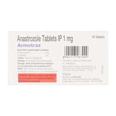 Armotraz 1mg Tablet 10'S - Cancer Oncology-Hor