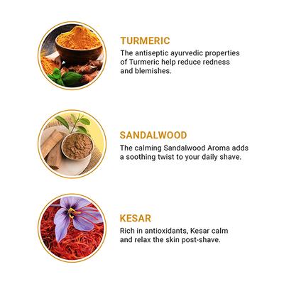 Bombay Shaving Company Turmeric Shaving Foam 2's - Razors & Cartridges