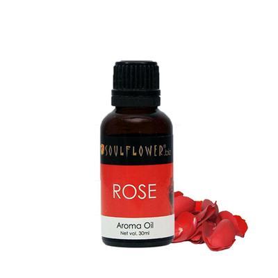 Soulflower Aroma Oil - Rose 30 ml - Essential Oils