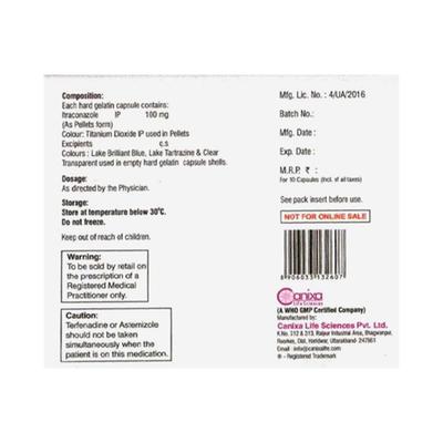 LOGISPOR 100 Capsule 10's - Fungal Infections-Anf