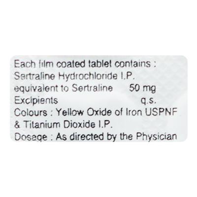 Serta 50mg Tablet 15'S - Depression-Ant