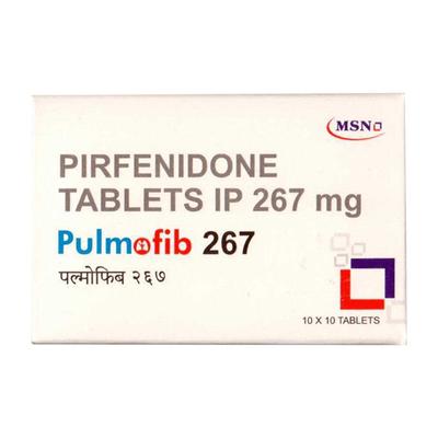 PULMOFIB 267 Tablet 10's - Idiopathic Pulmonary Fibrosis