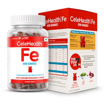 Celehealth Fe Iron Gummies 30's - Multi-Vitamins
