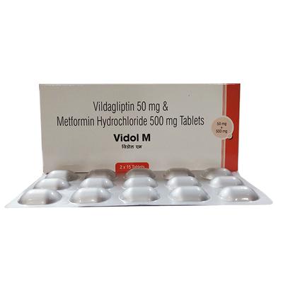 VIDOL M 500 Tablet 15's - Diabetes-Ant