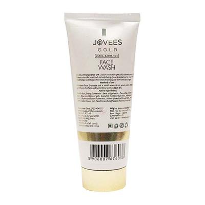 Jovees Gold Face Wash - Ultra Radiance 100 ml - Face Wash & Cleansers