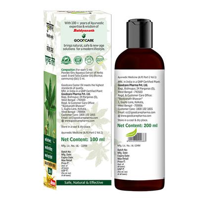 Goodcare Pure Cold Pressed Castor Oil 200 ml - Hair Oils