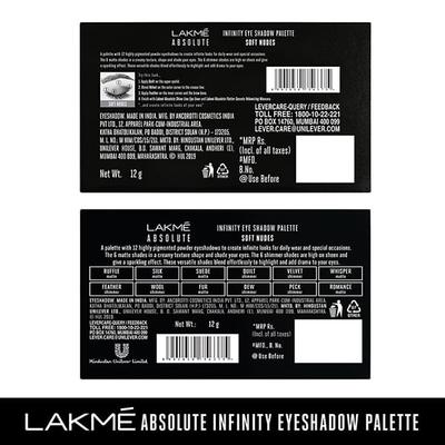 Lakme Absolute Infinity Eye Shadow Palette Soft Nudes 12 Gm - Eye Shadow Palettes