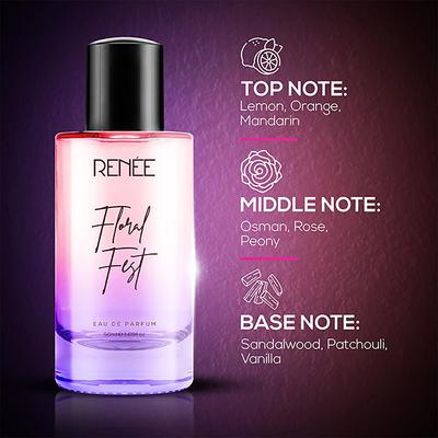 Renee Floral Fest Eau De Parfum 50 ml - Women Perfumes (Edt/Edp)